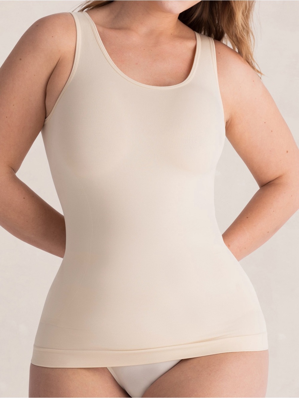 Shapermint NWT All Day Every Day Tank Cami in Package Nude Size Large